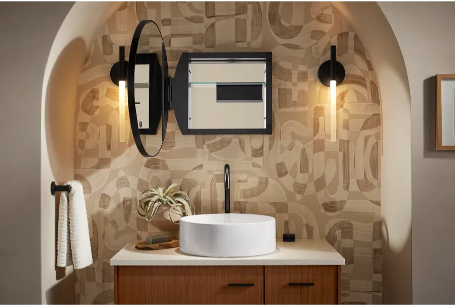 ヴェルデラ ラウンドフレーム メディスンキャビネット