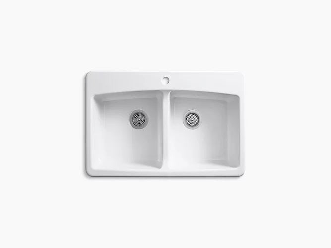 ブルックフィールド オーバーカウンターキッチン2槽シンク – jpkohler
