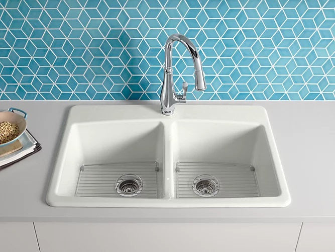 ブルックフィールド オーバーカウンターキッチン2槽シンク – jpkohler